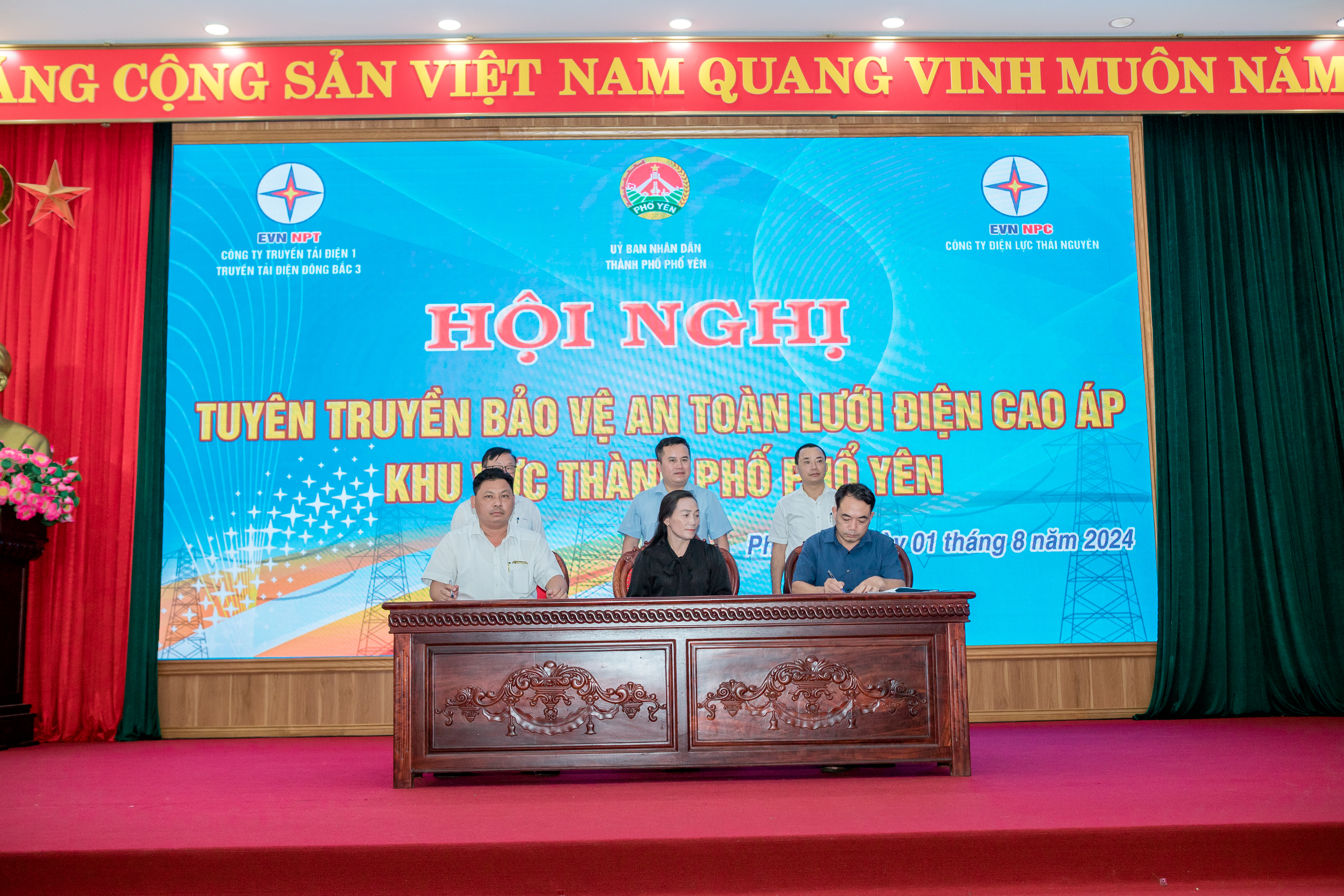 Hội nghị tuyên truyền bảo vệ hành lang an toàn lưới điện cao áp trên địa bàn thành phố Phổ Yên